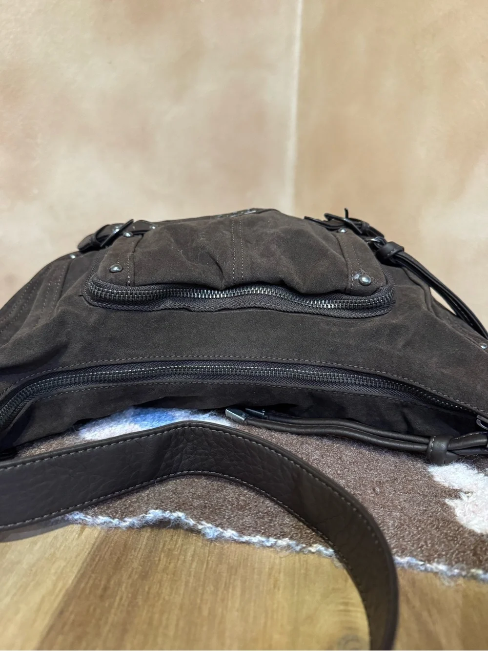 BDG Darya Faux Leather Crossbody Bag